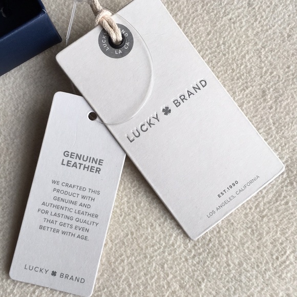 NIB Lucky Brand small tan leather wallet - Picture 5 of 8